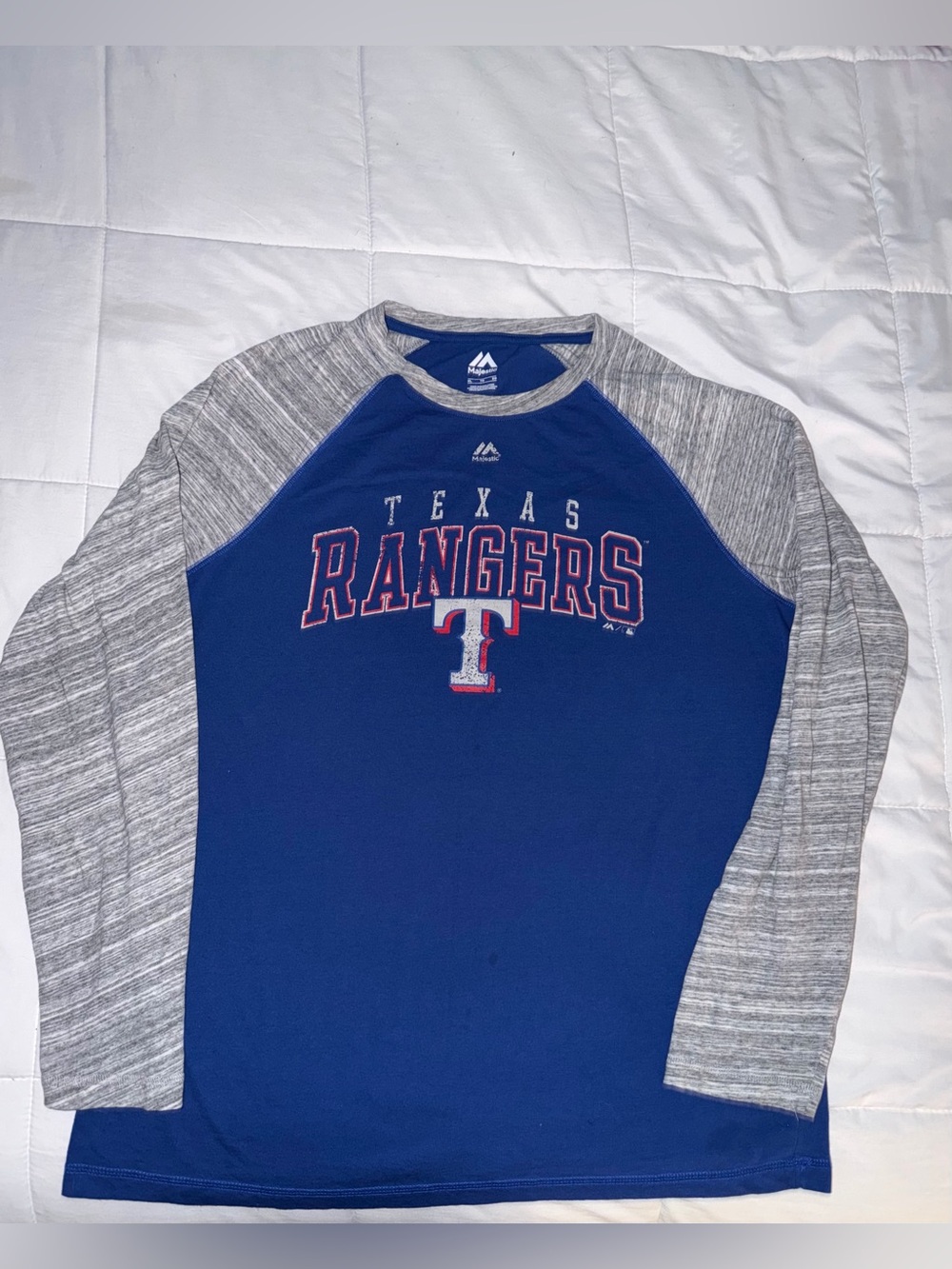 Texas Rangers Raglan T Shirt - XL